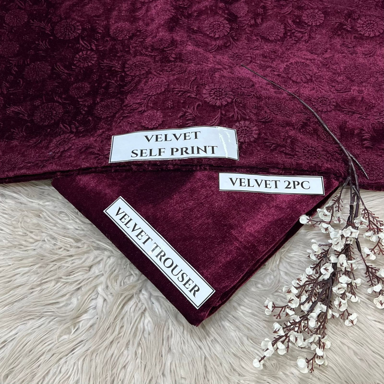 KOREAN VELVET 2PC KV-27